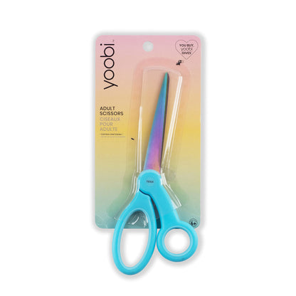 Yoobi™ Adult Scissor Blue Oil Slick
