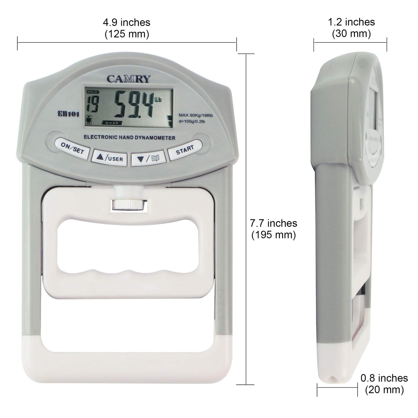 CAMRY Digital Hand Dynamometer