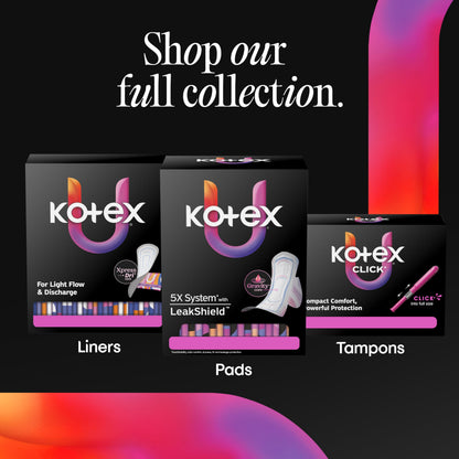 Kotex , Heavy Absorbency, 46 Count (Packaging May Vary)