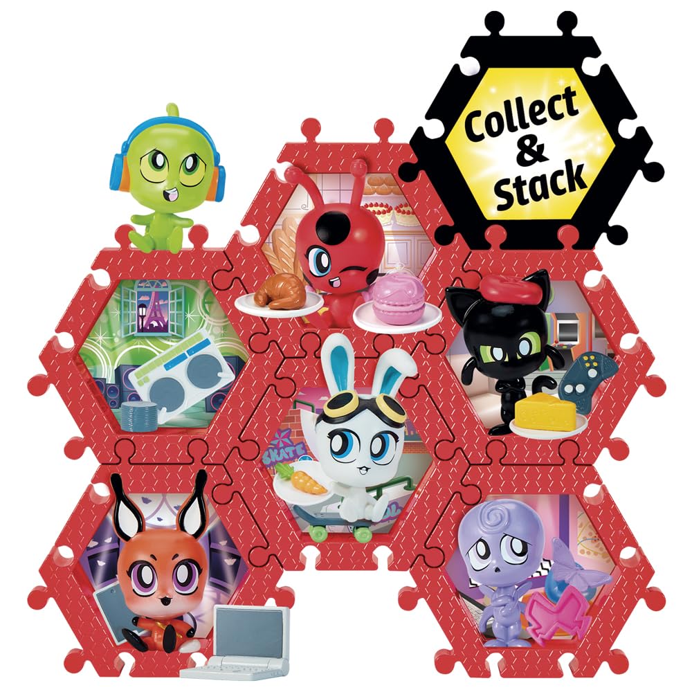Miraculous Stack Shack Surprise Blind Box, Collect and Stack em All Zag Heroez Kwami