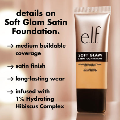 E.l.f. Soft Glam Satin Foundation 12 Fair Warm