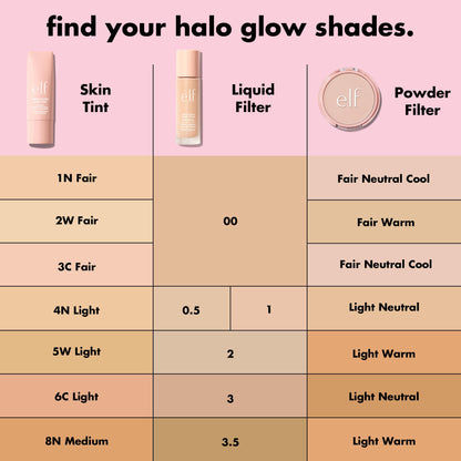 e.l.f. Halo Glow Powder Filter, Fair Warm