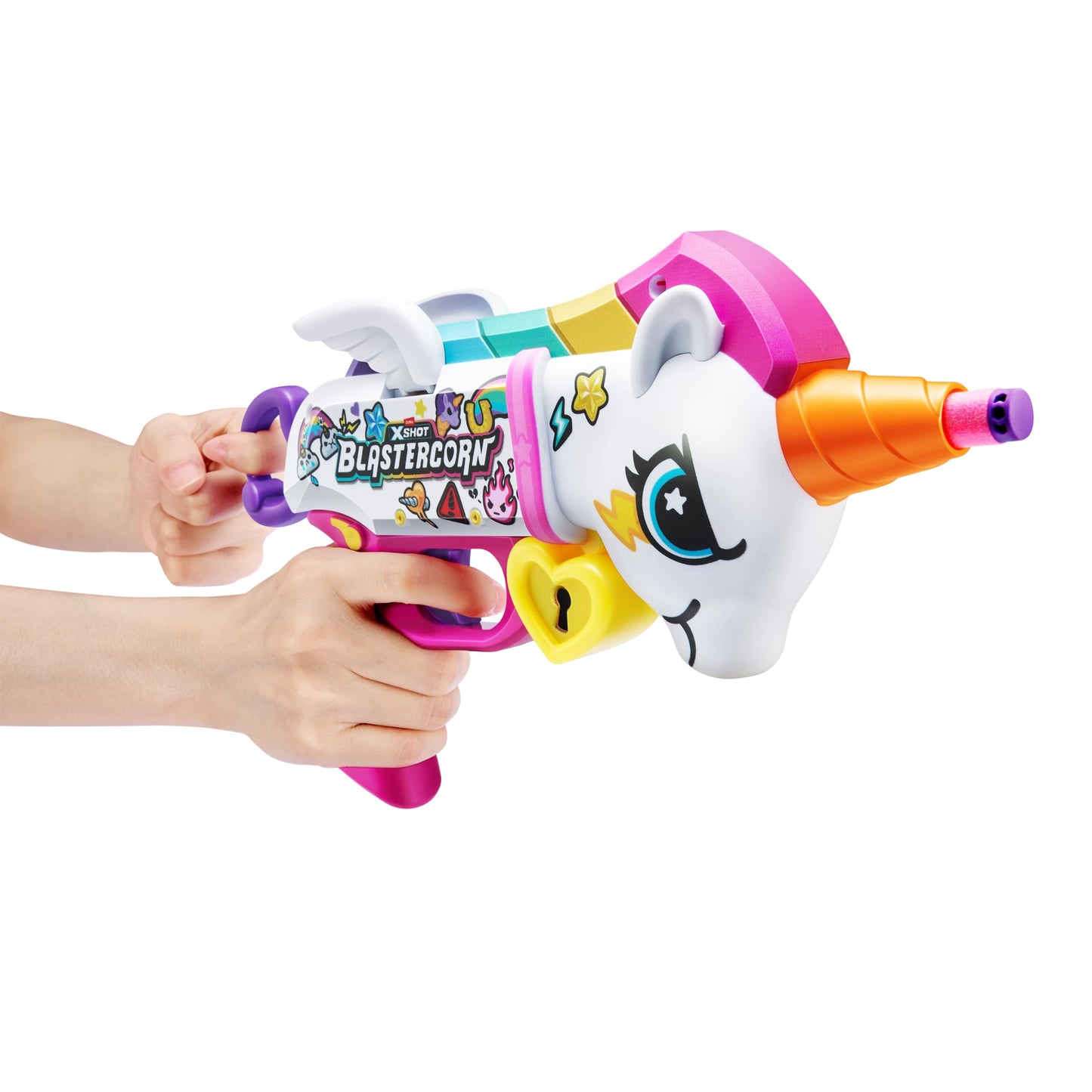 ZURU XSHOT Blastercorn Unicorn Blaster with 16 Darts