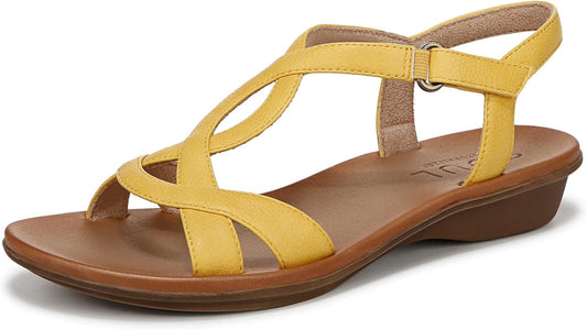 Women's 9M Naturalizer SOUL, Solo Sandal, Yellow