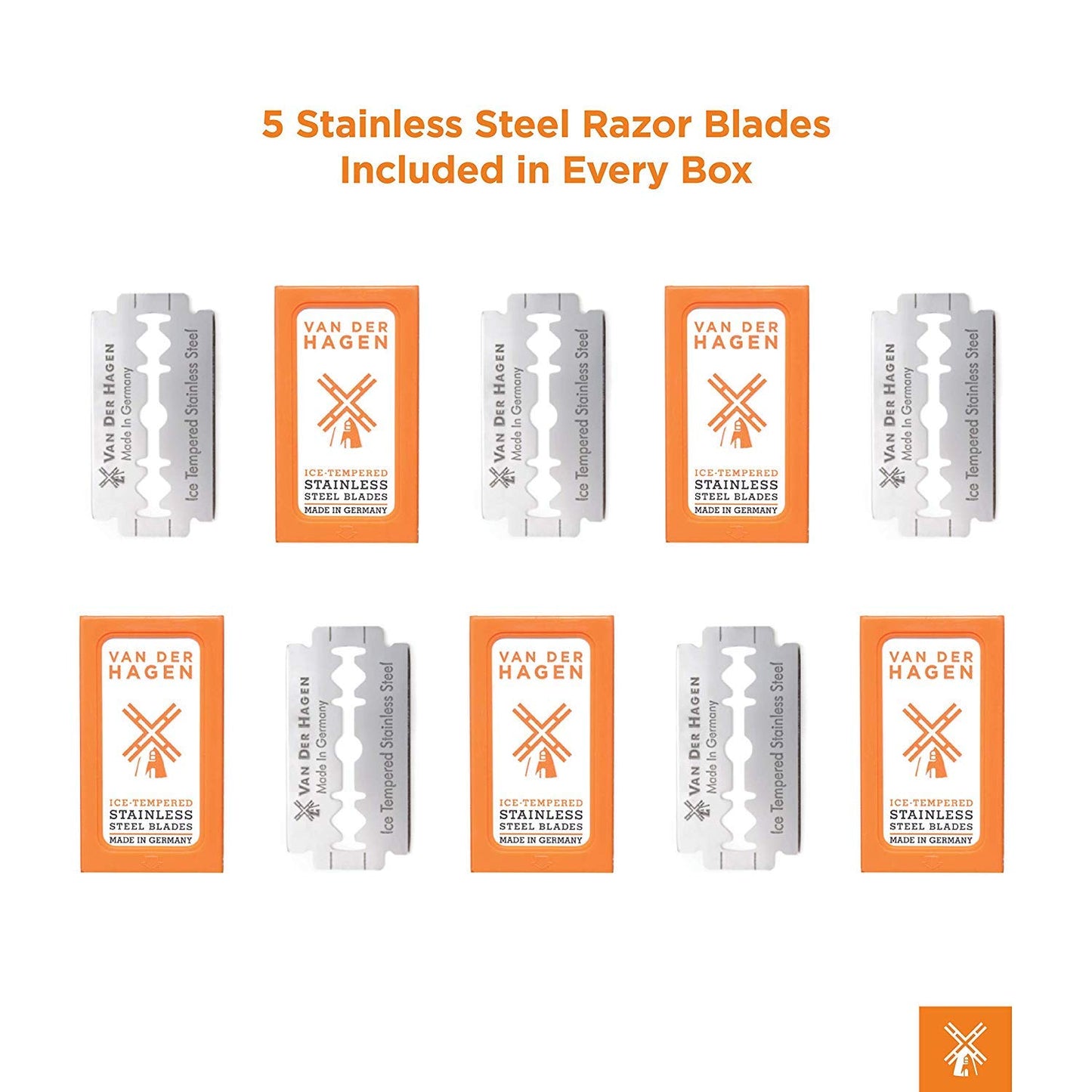 Van Der Hagen Safety Blades 5 Count