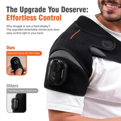 HOMVIMI Cordless Heated Shoulder Wrap with Vibration