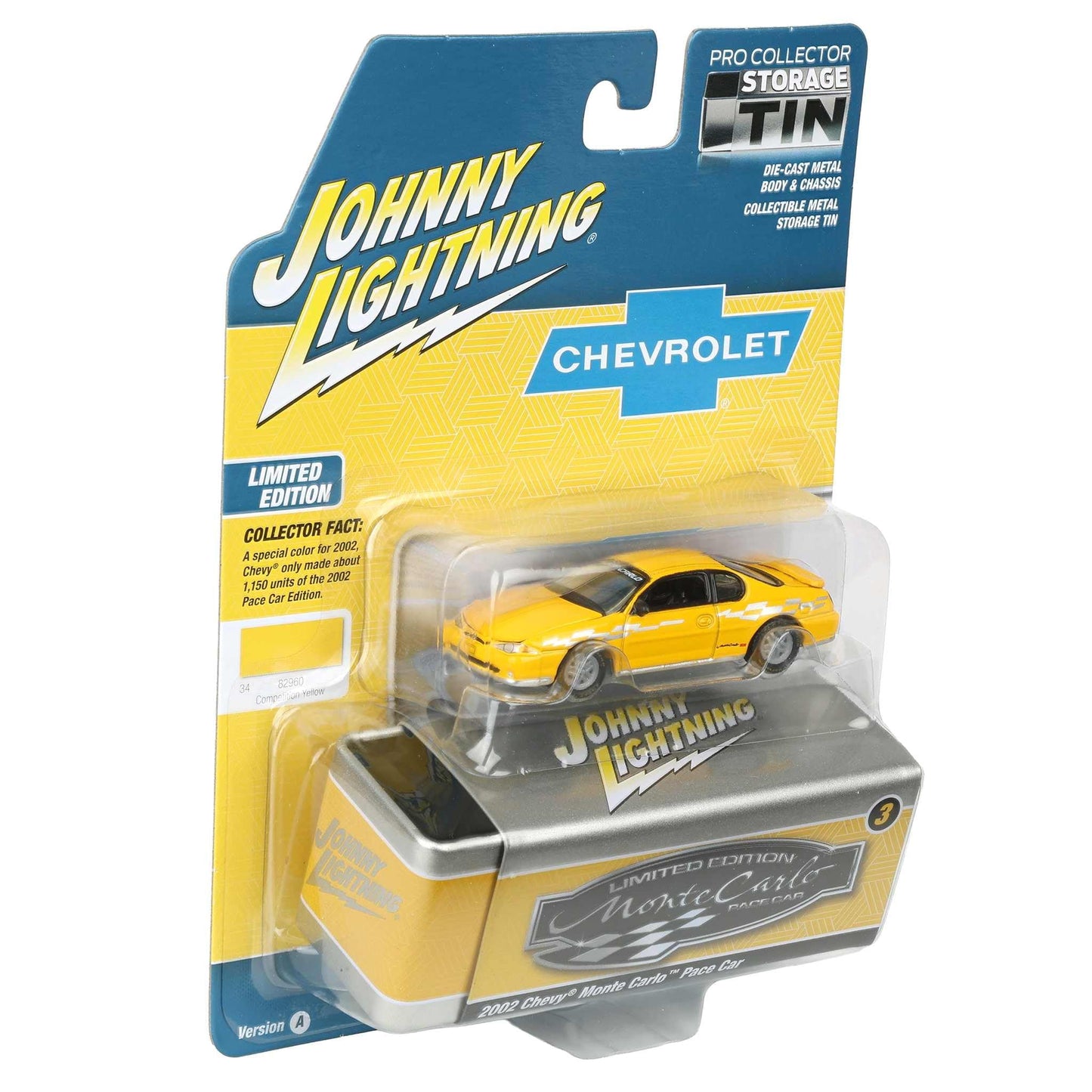 2002 Chevy Monte Carlo Pace Edition Diecast with Collector Tin