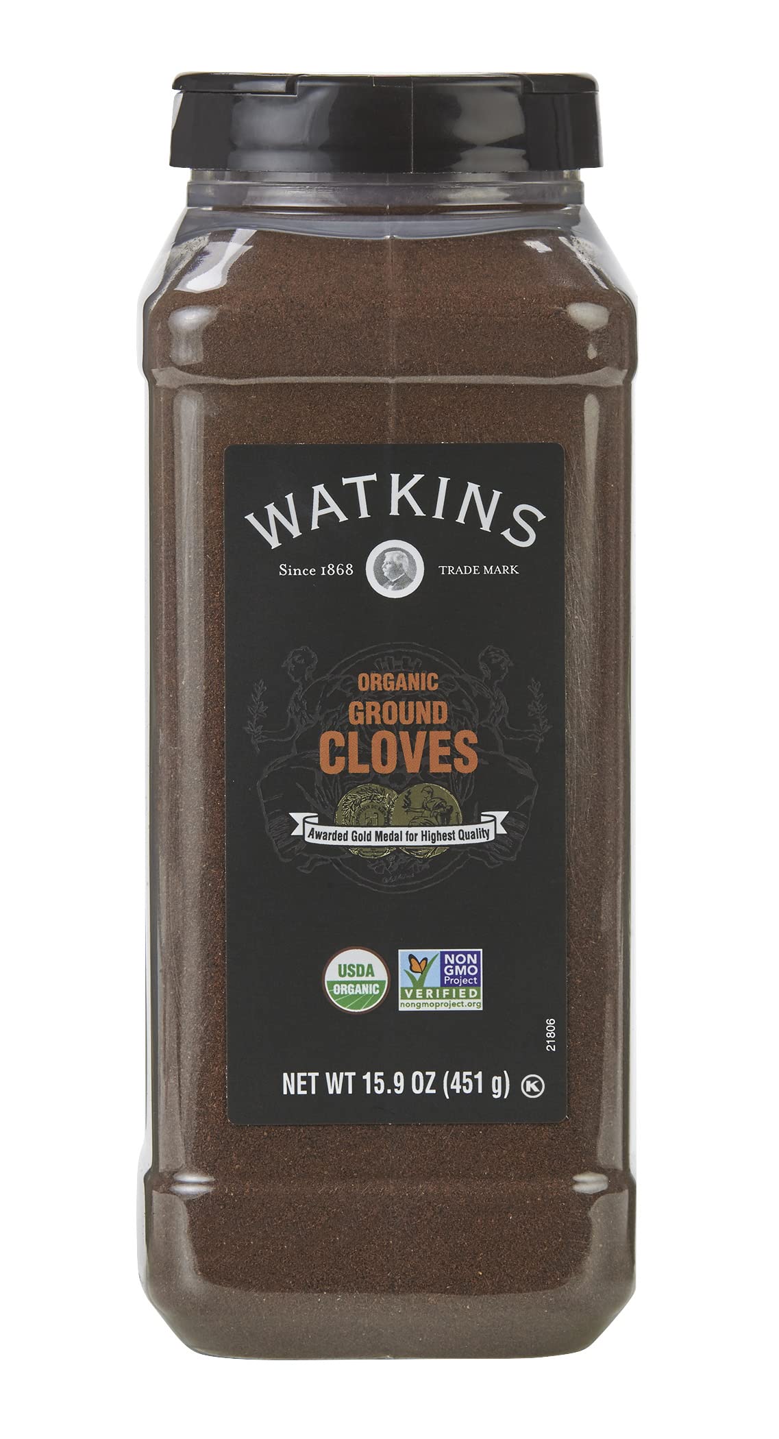 Watkins Organic Ground Cloves 15.9oz Food Service Size