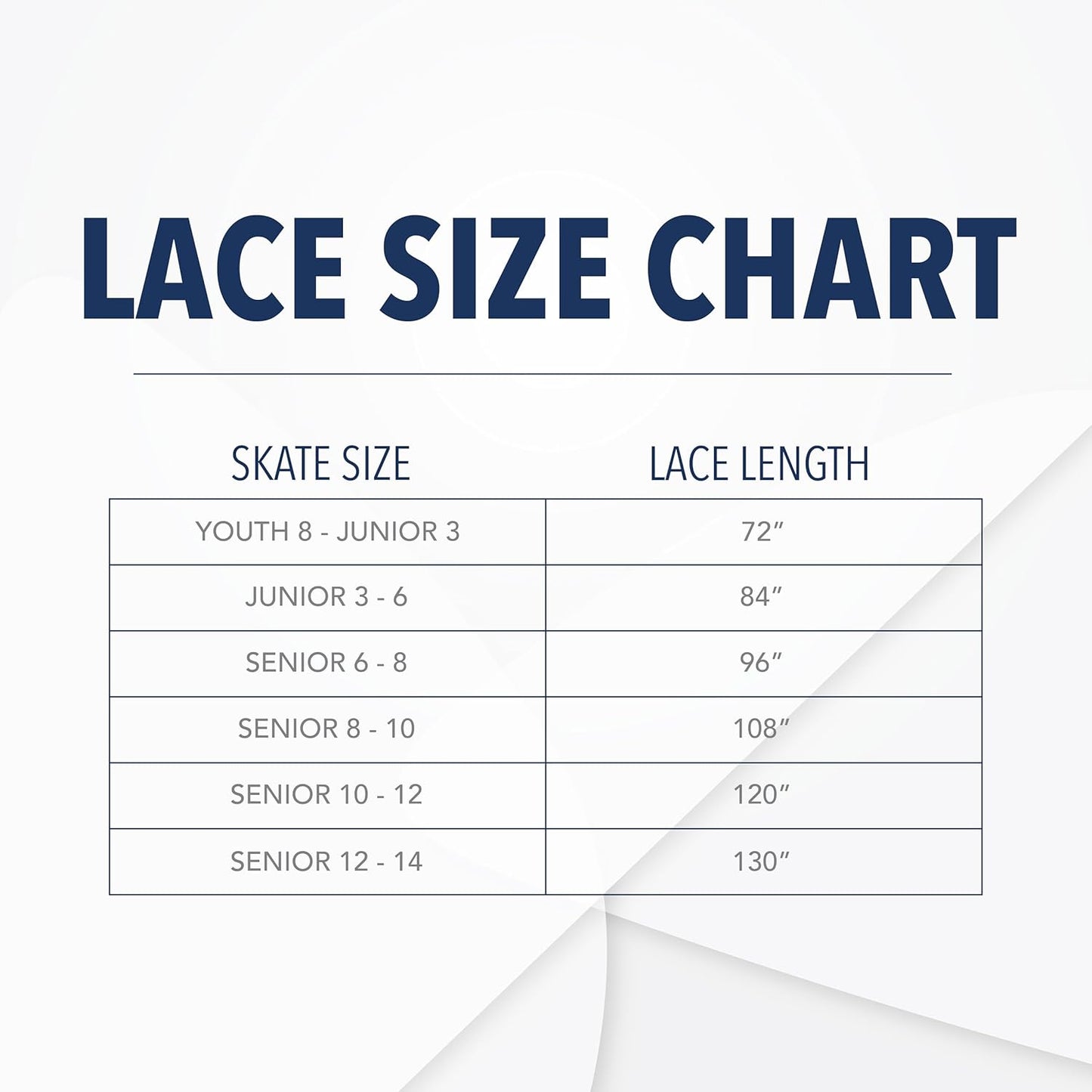 Howies Hockey Skate Laces - Waxed - 108 Inch - White & Blue