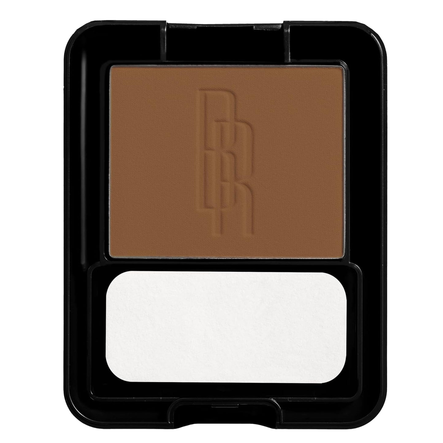 Black Radiance Pressed Powder, Pigment-Rich Matte Finish for Light Skin Tones, Oil-Absorbing Compact with Mirror & Sponge - Golden Almond