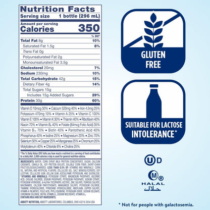 Ensure Complete Vanilla Nutrition Shake 4 - 10 fl oz Bottles (BB May 2027)