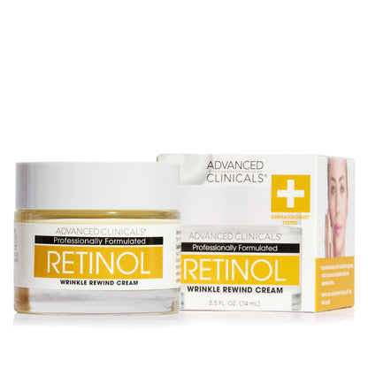 Advanced Clinicals Retinol Face Moisturizer 2.5 oz