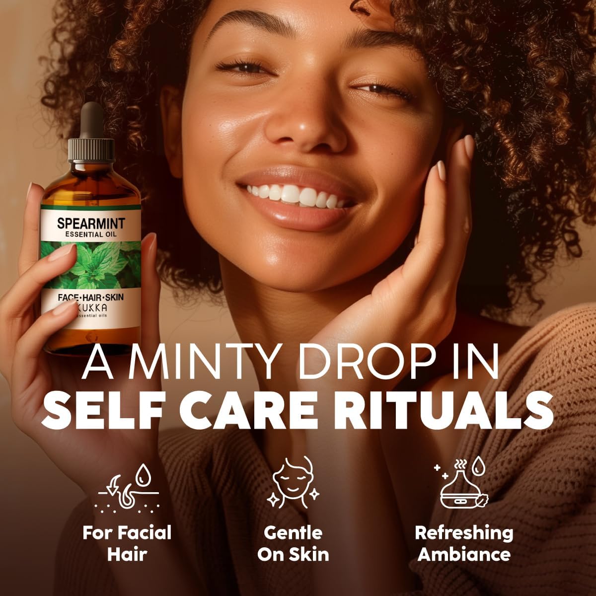 Spearmint Essential Oils - 4 Fl Oz - for Hair, Skin, Diffuser, Aromatherapy & DIY Soap Making Scent *Exp Oct 2029*