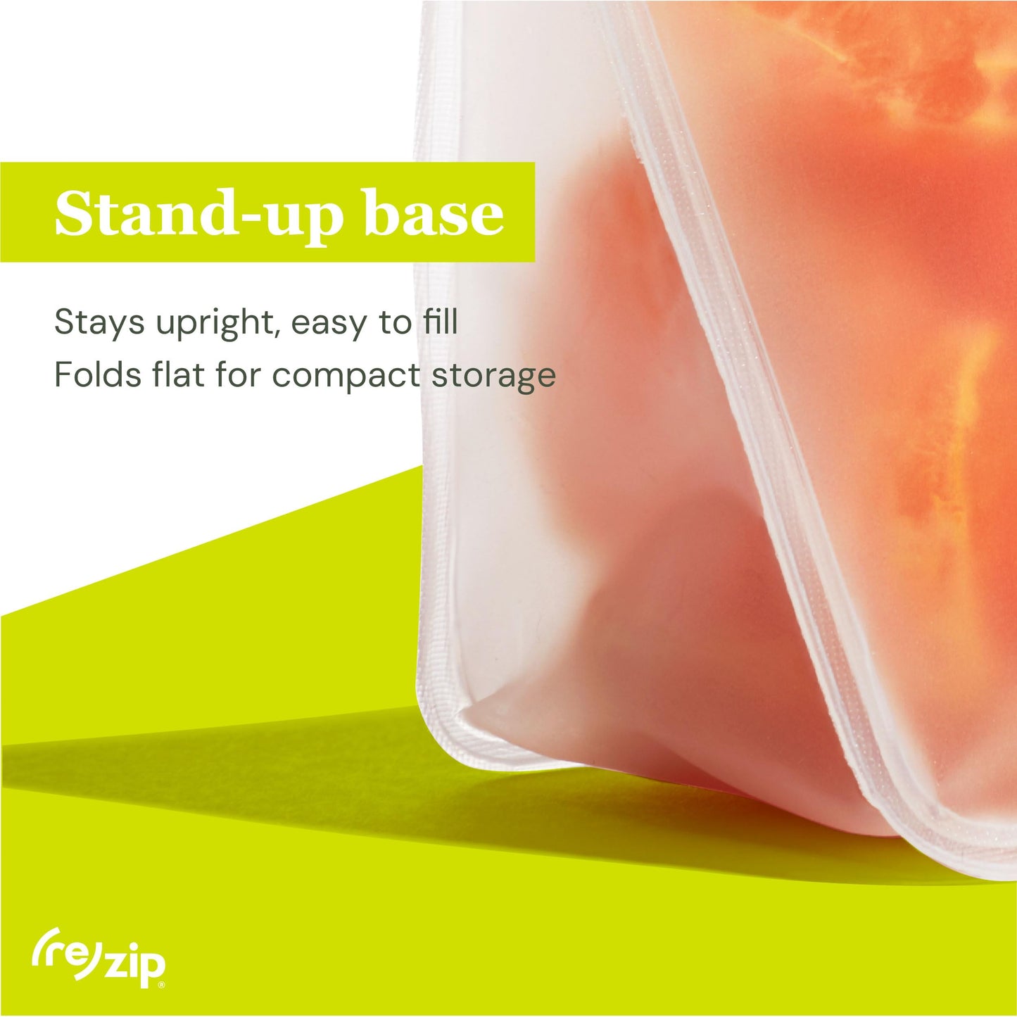 5-pack Stand-Up Reusable Bags
