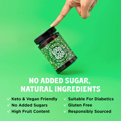 Good Good Forest Fruit Jam 12oz No Sugar (Best By 09/2026)
