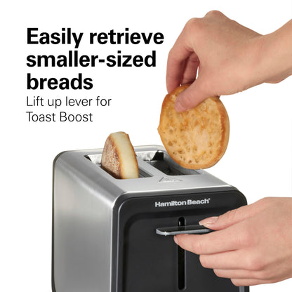 Hamilton Beach 2 Slice Toaster with Wide Slots Stainless Steel  (Open Box)