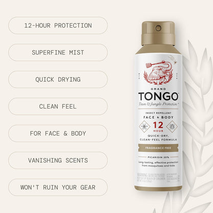 DEET-Free Insect Repellent, The 12 Hour Protection, DEET Alternative, Fragrance Free