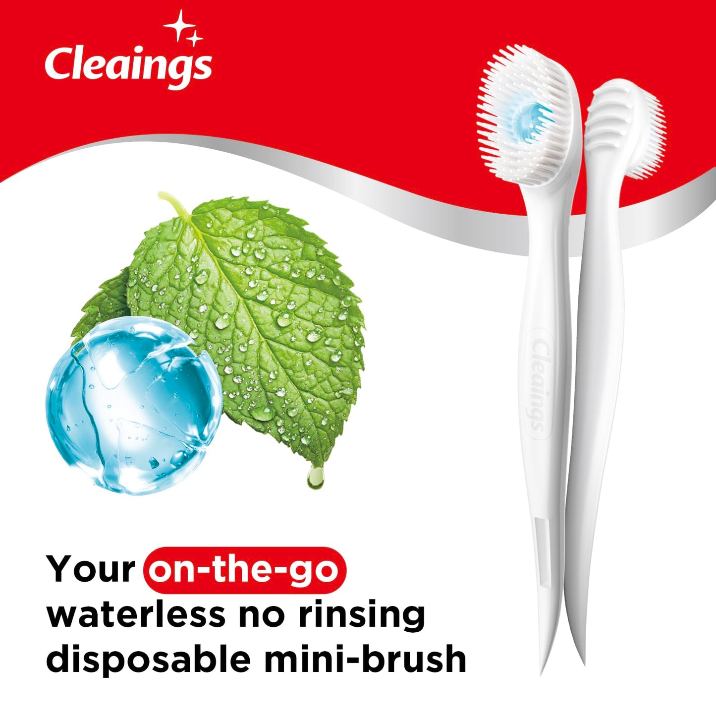 Cleaings Disposable Mini Toothbrushes with Toothpaste & Toothpick 24 ct
