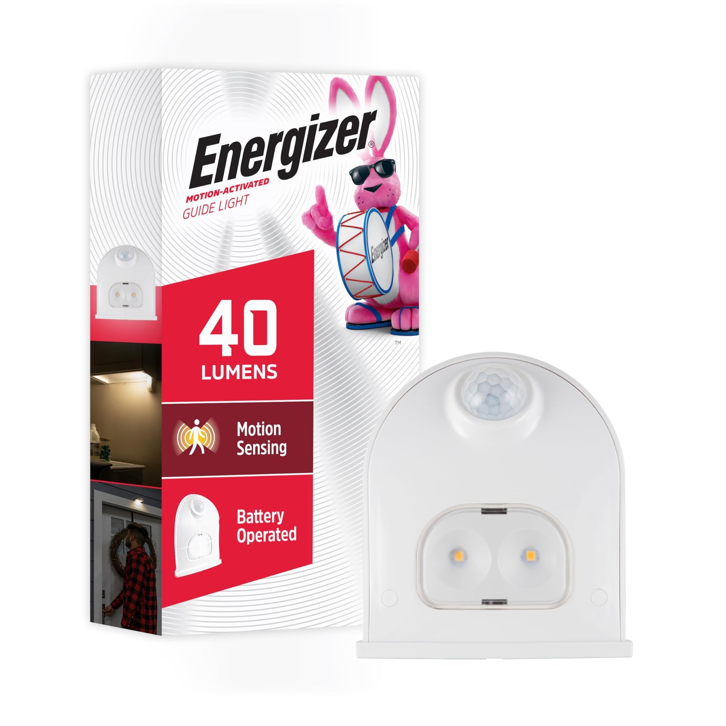 Energizer Motion-Activated LED Security Light 40 Lumens