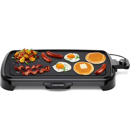 Chefman XL Electric Griddle 10 x 20 Inch (Open Box)