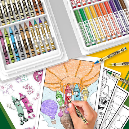 Crayola Coloring Set with Limited Edition Blue Art Case