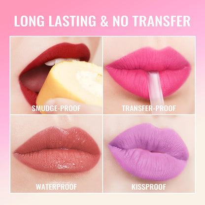 Oulac Matte Lipstick Light Pink Lavender M14