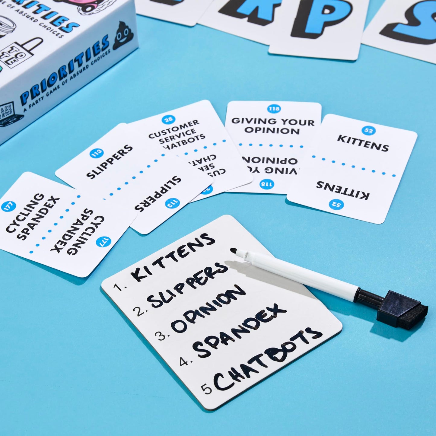 Priorities Party Card Game for Teens & Adults