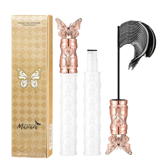 2Pcs Filterseed Mascara Fine Brush Black Mascara, Waterproof For Tiny and Lower Eyelashes