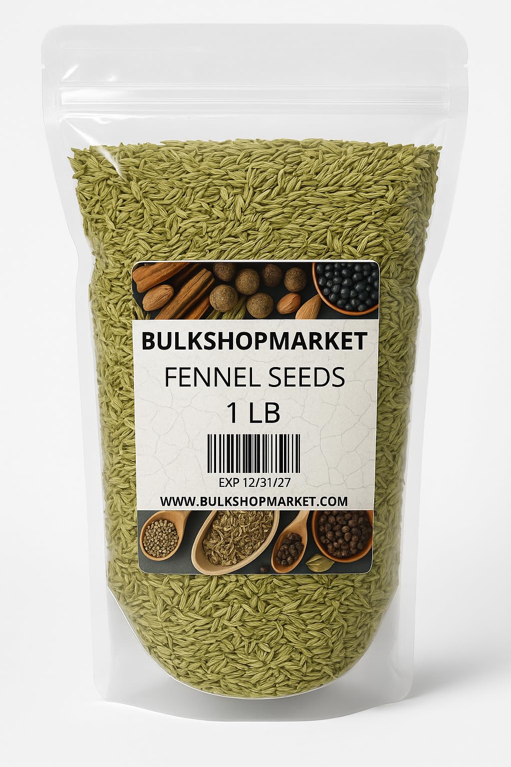 Fennel Seed Spice By BulkShopMarket (1 LB) (EXP: 12/27)