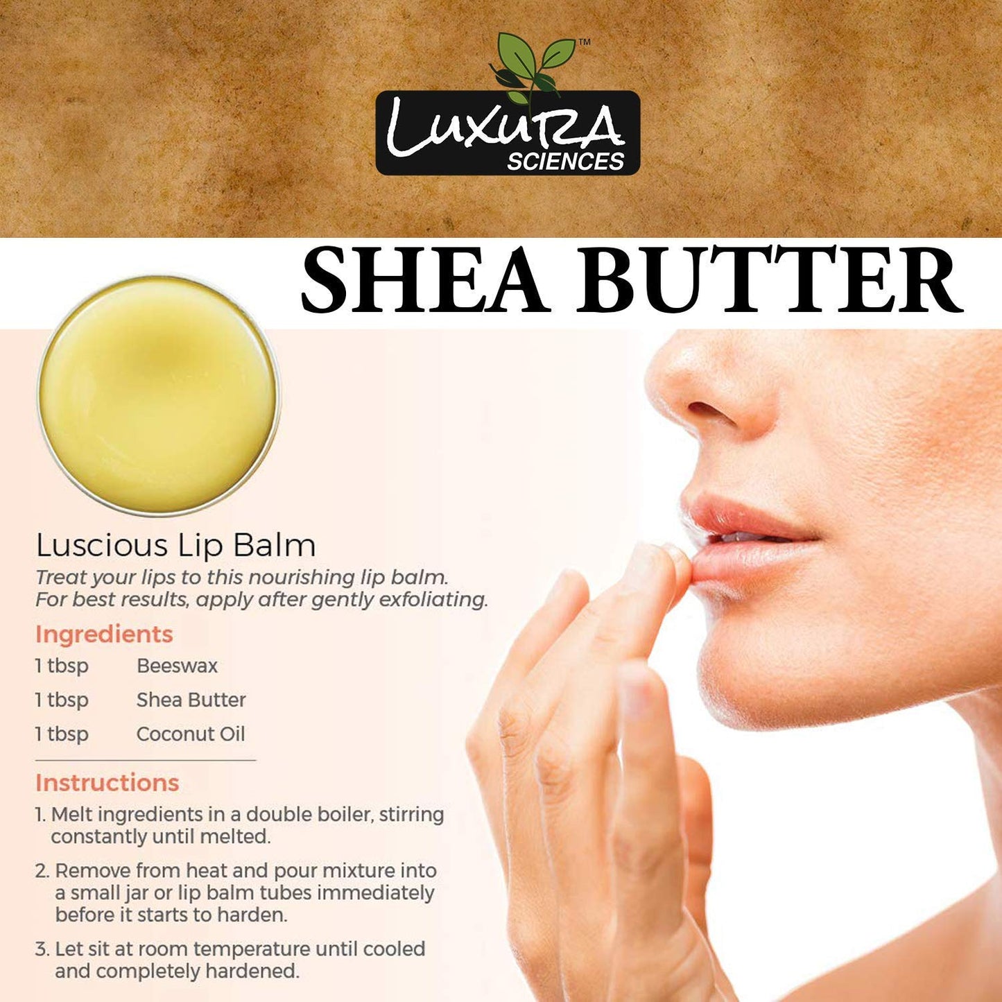Luxura Sciences African Shea Butter  7.05 Oz (200g)