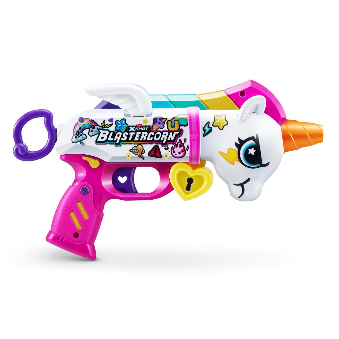 ZURU XSHOT Blastercorn Unicorn Blaster with 16 Darts