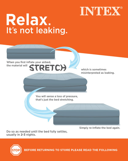 Intex 64758E Dura-Beam Standard Downy Air Mattress - Pump Sold Separately