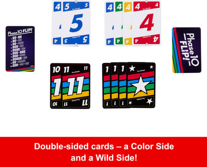 Mattel Games Phase 10 Flip Card Game