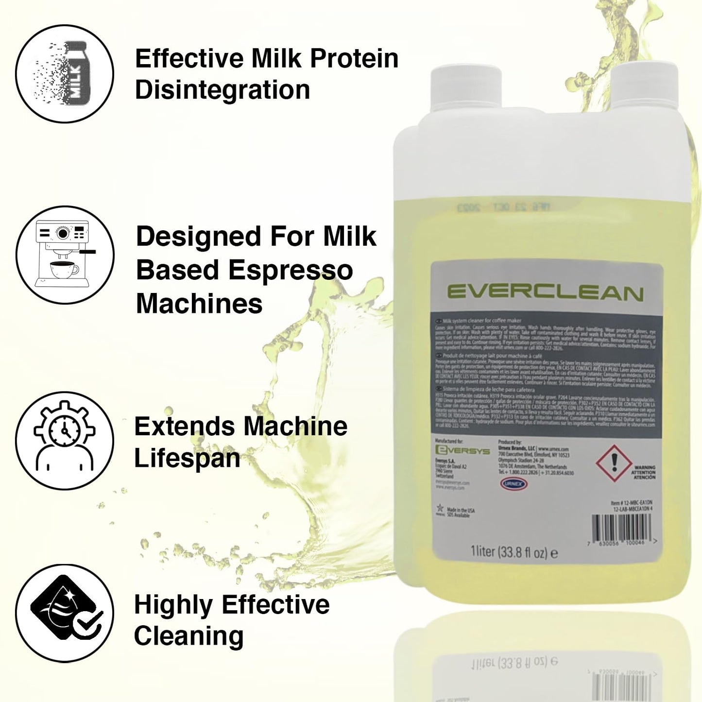 Eversys Milk Line Cleaning Liquid 1 Liter