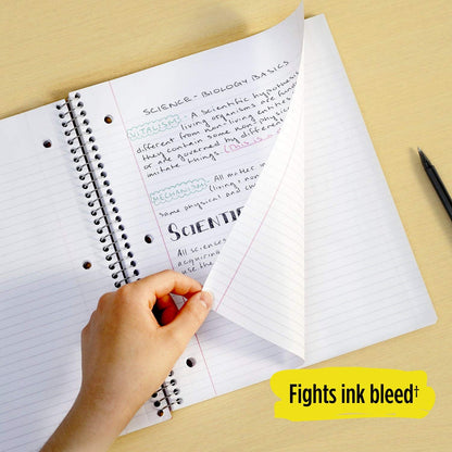 Five Star Spiral Notebook (Color Chosen At Random)