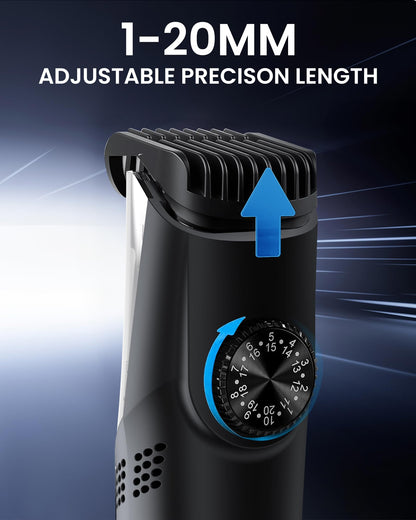 FERRISA Vacuum Beard & Mustache Trimmer