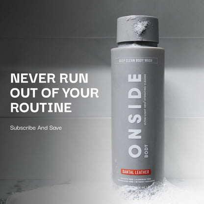 Onside Body Wash - Santal Leather - 14oz