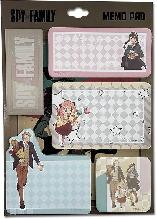 Great Eastern Entertainment Spy X Family - Forger Family Daily Die-Cut Memo Pad Set