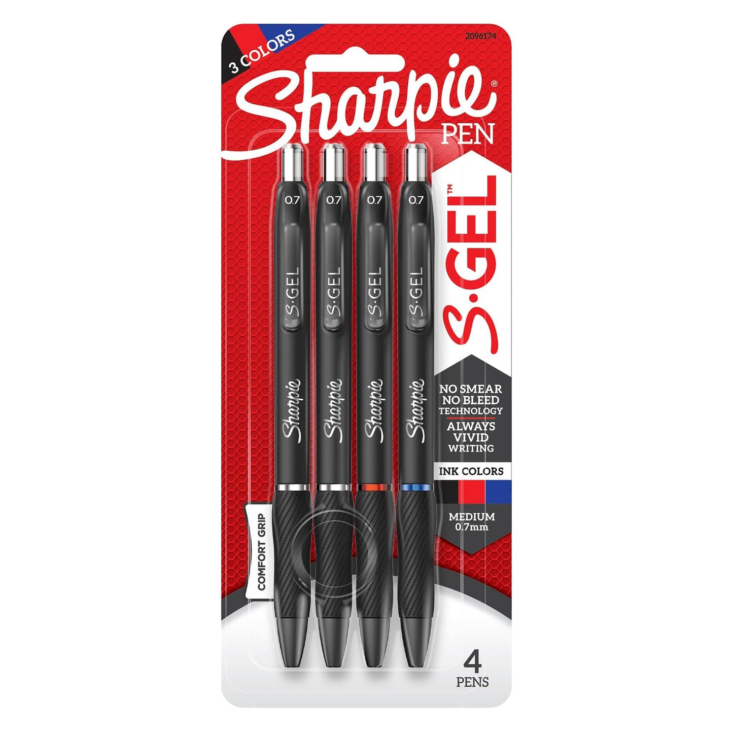 Sharpie® S Gel Pens, Medium Point, Pack Of 4 Pens