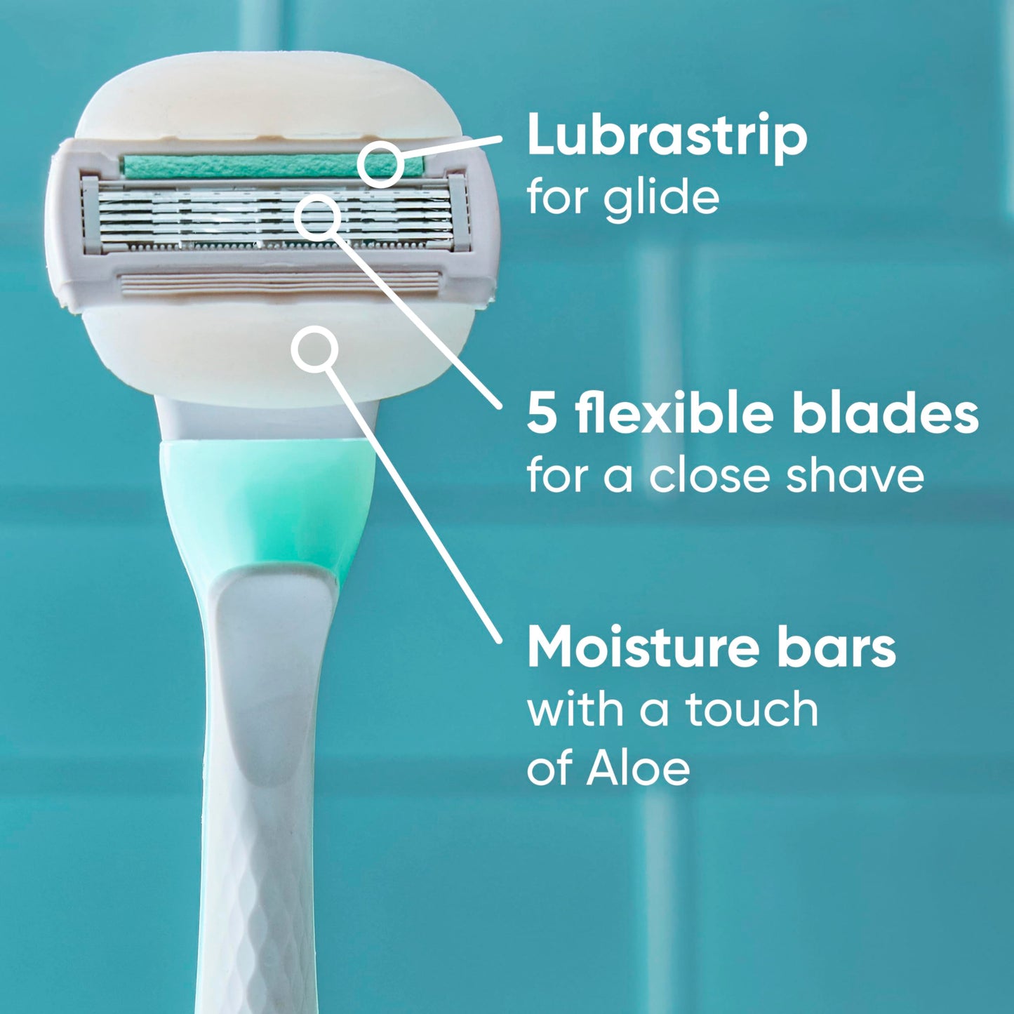 Gillette Venus Disposable Razor for Women, 2ct