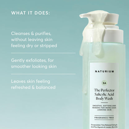 Naturium The Perfector Salicylic Acid Body Wash, 16.9 fl oz