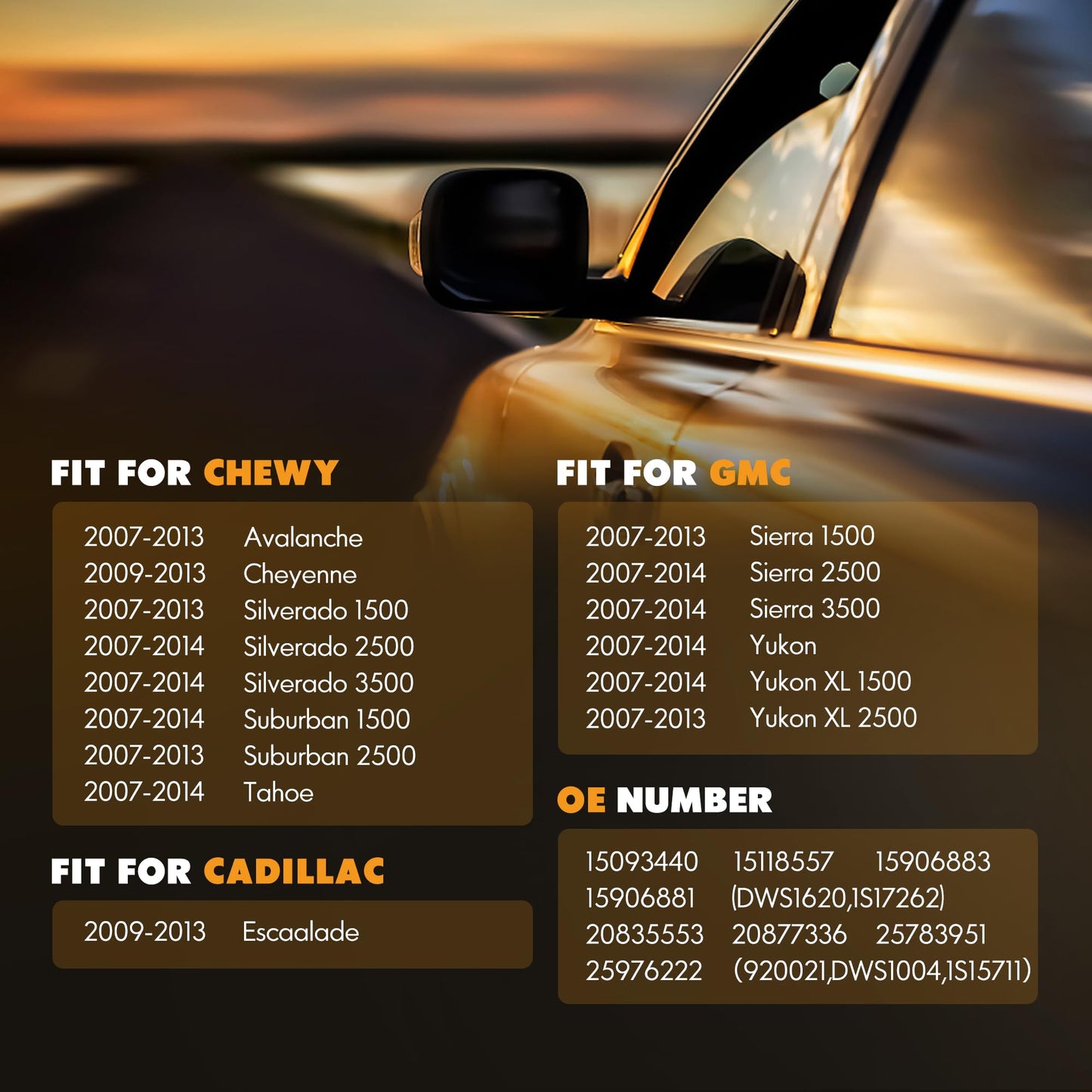 Front Driver Side Power Window Switch and Door Lock \