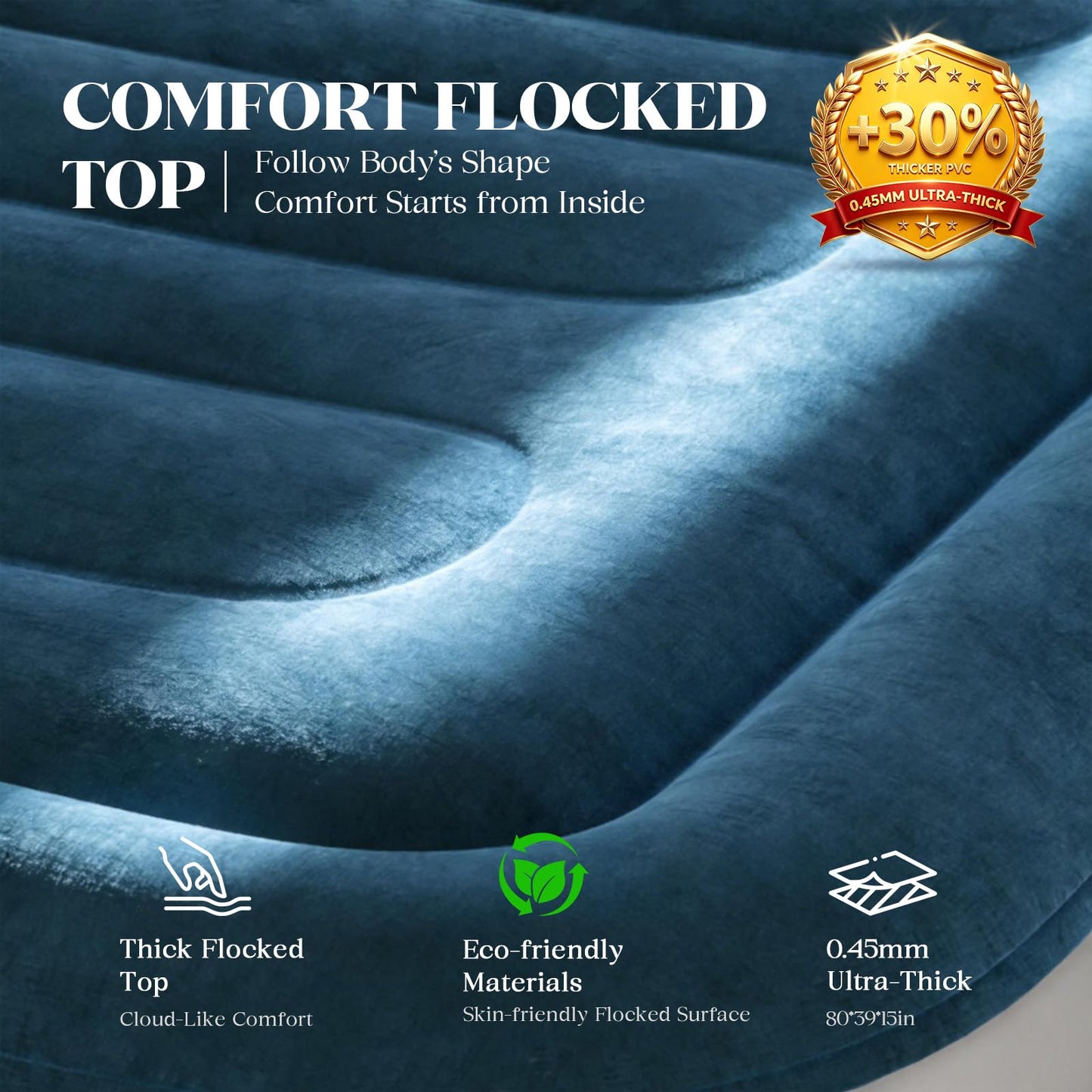 Twin Air Mattress with Built-in Pump