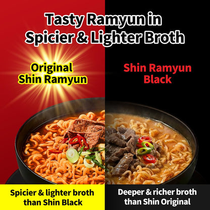 Nong Shim Shin Noodle Soup Bowl, Spicy, 3.03 Ounce (Pack of 12) (BB APR 5 2027)