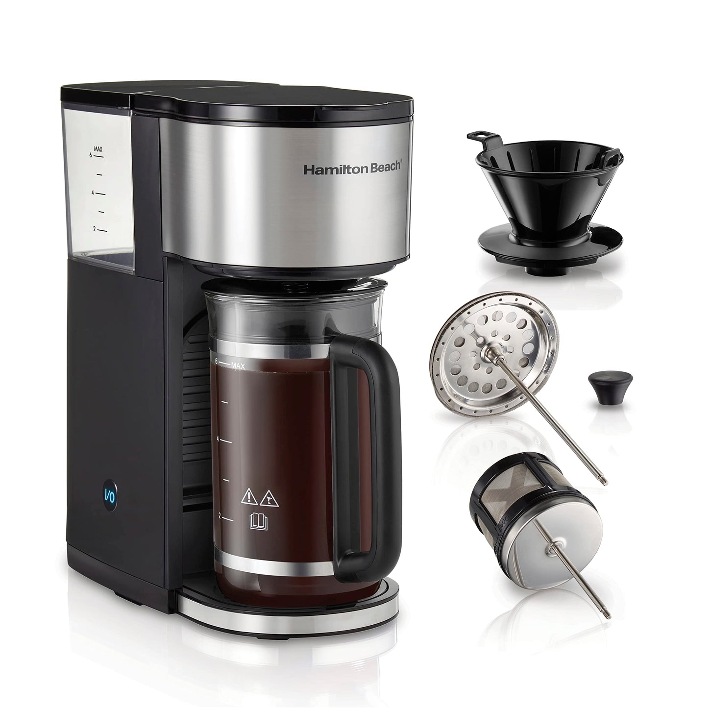 Hamilton Beach Home Barista 7-in-1 Small Coffee Maker  (Open Box)