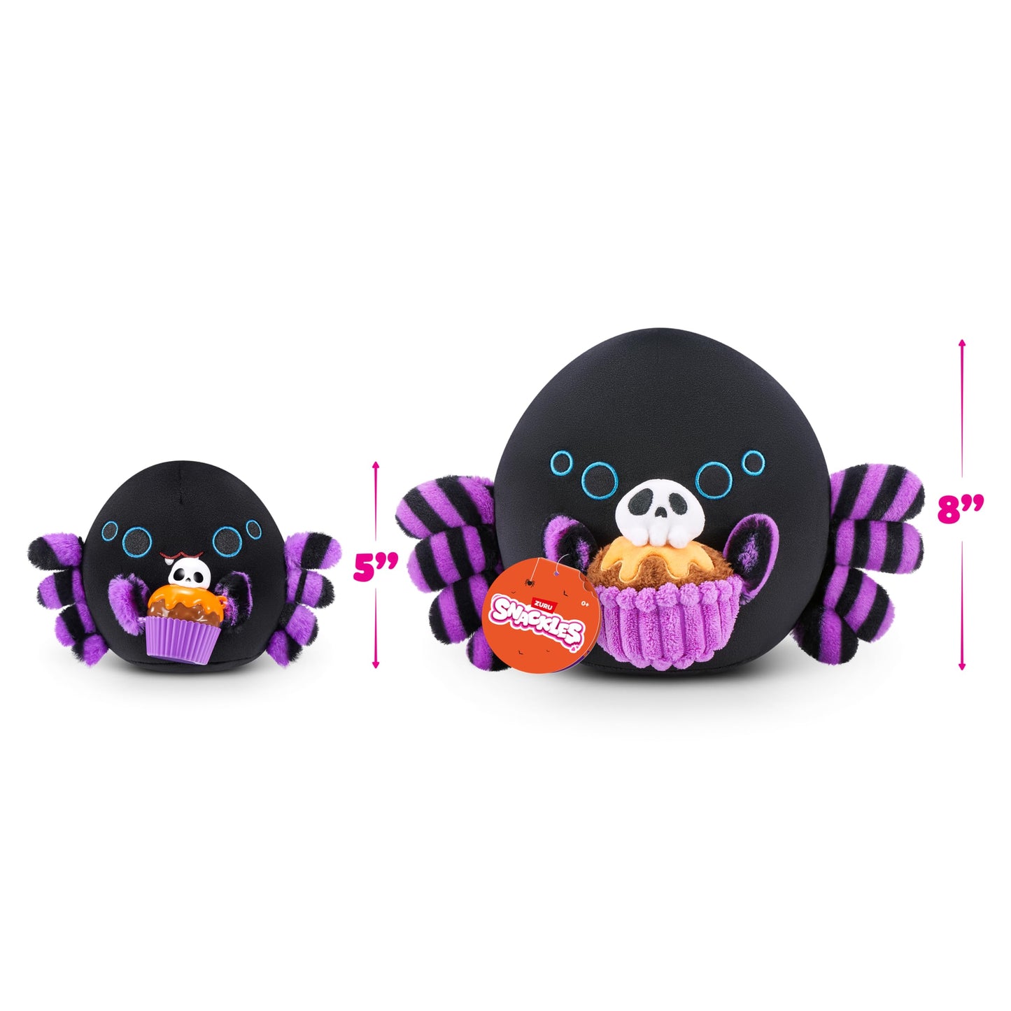 Snackles Halloween Series 1 5-inch Plush by ZURU, Plush with Snack Accessory