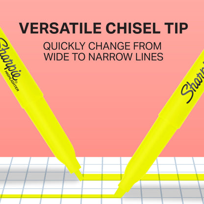 Sharpie® Pocket Style Highlighters, 4 Pack