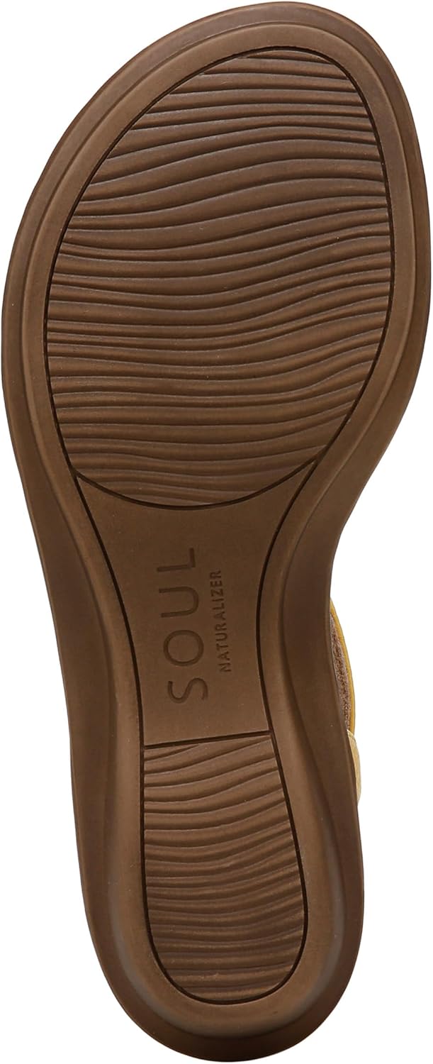 Women's 9M Naturalizer SOUL, Solo Sandal, Yellow