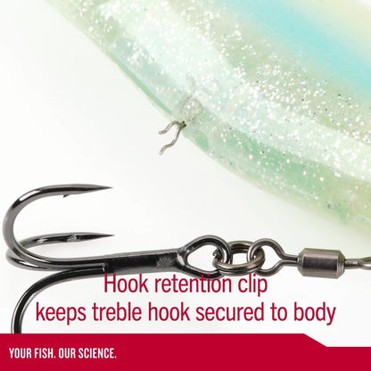 Berkley PowerBait CullShad Fishing Bait, Ghost Morning Dawn, 8 in, Soft Swimbait