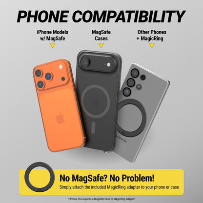 Scosche MagicMount Pro MS 3-in-1 Magnetic Phone Mount